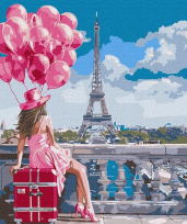 Opakowanie Malowanie po numerach - Ulubione miasto 40x50cm