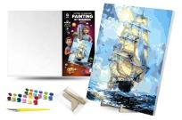 Opakowanie Malowanie po numerach - Wielkie żagle 30x40cm