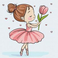 Opakowanie Malowanie po numerach - Wiosenna baletnica Kids