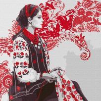 Opakowanie Malowanie po numerach - Wyszywając ochronił 40x40