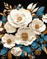 Opakowanie Malowanie po numerach + złota farba - Biała...