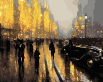 Opakowanie Malowanie po numerach + złota farba - Miasto...