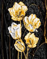 Opakowanie Malowanie po numerach + złota farba - Złote płatki