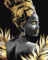 Opakowanie Malowanie po numerach + złota farba - Złoty duch..