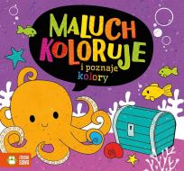 Okładka książki Maluch koloruje i poznaje kolory - uszkodzone