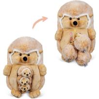 Opakowanie Mama jeż z 3 młodymi jeżami