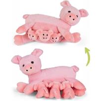 Opakowanie Mama świnka z 3 młodymi świnkami