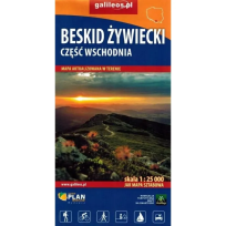 Okładka książki Mapa - Beskid Żywiecki cz. wszchodnia 1:25 000