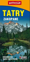 Okładka książki Mapa kieszonkowa Tatry, Zakopane laminowana