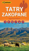Okładka książki Mapa kieszonkowa - Tatry, Zakopane