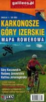 Okładka książki Mapa rowerowa - Karkonosze, Góry Izerskie 1:50 000