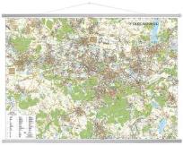 Okładka książki Mapa ścienna Okręg katowicki 1:40 000