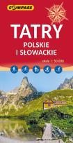 Okładka książki Mapa - Tatry Polskie i Słowackie 1:50 000