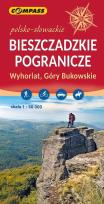 Okładka książki Mapa turysty. - Pogranicze Bieszczadzkie 1:50 000