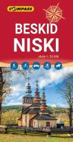 Okładka książki Mapa turystyczna - Beskid Niski 1:50 000 w.2026