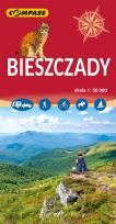 Okładka książki Mapa turystyczna - Bieszczady 1:50 000