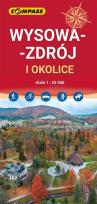 Okładka książki Mapa turystyczna Wysowa-Zdrój i okolice 1:35 000