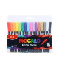Opakowanie Marker akrylowy 1mm 16 kolorów M&G