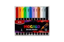 Opakowanie Marker akrylowy pędzelkowy 12 kolorów M&G