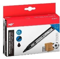 Opakowanie Marker permanentny 2,0/3,0mm czarny (12szt)