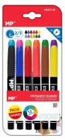 Opakowanie Marker permanentny 2,0/3,0mm do CD/DVD mix 12szt