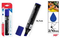 Opakowanie Marker permanentny z płaską końcówką MP 2/10mm niebieski blister