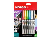 Opakowanie Markery akrylowe Kreative 6 kolorów