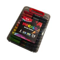 Opakowanie Markery akrylowe Mocalo pędzelkowe MG 24 kolory