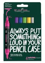 Opakowanie Markery akrylowe Multimark 6kol. FABER CASTELL