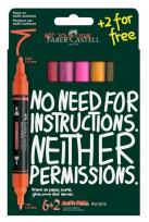 Opakowanie Markery akrylowe Multimark 8kol FABER CASTELL