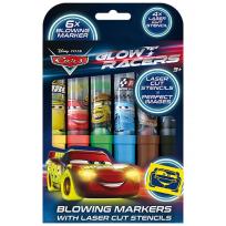 Opakowanie Markery dmuchane Cars 6 sztuk + szablony