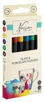 Opakowanie Markery do szkła i porcelany 6 sztuk