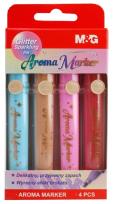 Opakowanie Markery zapachowe brokatowe 4 kolory mix M&G