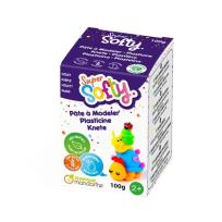 Opakowanie Masa super-softy fioletowa 100g