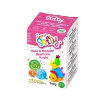 Opakowanie Masa super-softy neonowo różowa 100g