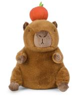 Opakowanie Maskotka Kapibara z jabłkiem 25cm