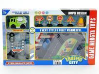 Opakowanie Mata ulicy rozkładana ze strażą pożarną akcesoria