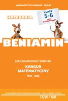 Okładka książki Matematyka z wesołym kangurem Kategoria Beniamin 2025