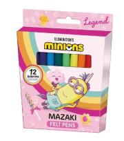 Opakowanie Mazaki Minionki 12 kolorów