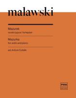 Okładka książki Mazurek na skrzypce i fortepian
