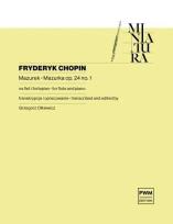 Okładka książki Mazurek op.24 no.1 na flet i fortepian