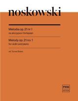 Okładka książki Melodia na skrzypce i fortepian, op. 21 nr 1