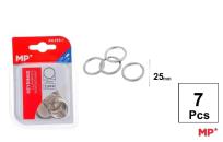 Opakowanie Metalowe kółka do kluczy 25mm 7szt