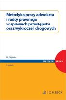 Okładka książki Metodyka pracy adwokata i radcy prawnego w spr