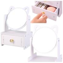 Opakowanie Mini toaletka lusterko do makijażu biała