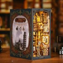 Opakowanie Miniaturowy domek Book Nook Fotografia z dawnych lat