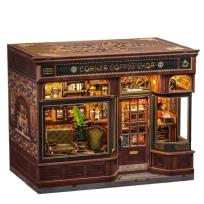 Opakowanie Miniaturowy domek Book Nook Zapach kawy