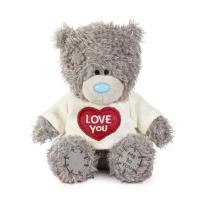 Opakowanie Miś - Love You w sweterku 11cm