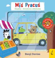 Okładka książki Miś Pracuś. W drogę! + obrazkowa układanka