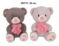 Opakowanie Miś z kokardą 30cm MIX